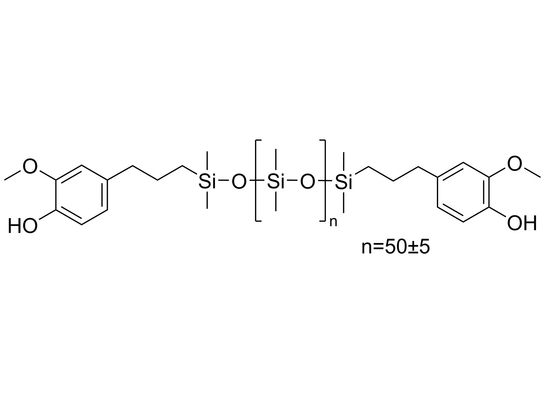 o-Methoxyphenol Terminated Active Silicone Fluid